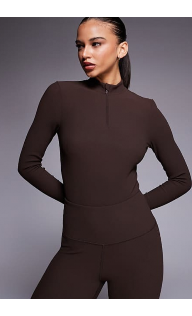 ASOS 4505 Ski thermal ribbed fleece body