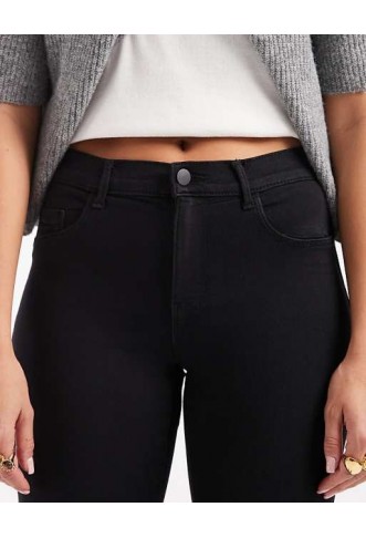 ONLY Royal high waisted skinny jeans in black