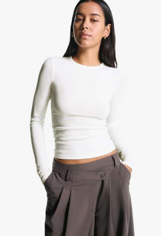 Bershka Long sleeve top in...