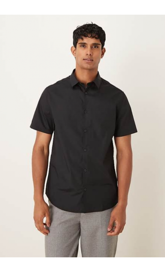 ASOS DESIGN formal easy iron poplin regular shirt