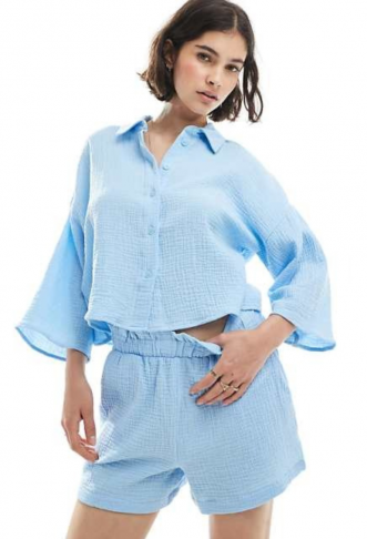 Vero Moda textured cropped...