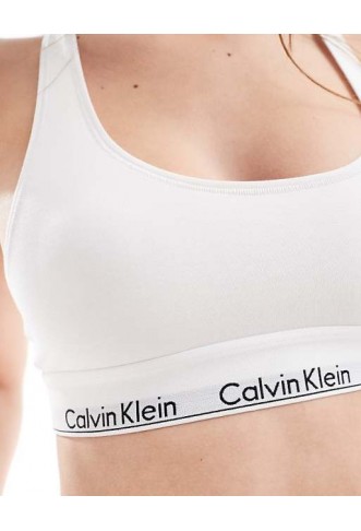 Calvin Klein Modern Cotton bralette in white