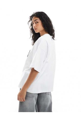 4th & Reckless oversized Paris logo t-shirt in white