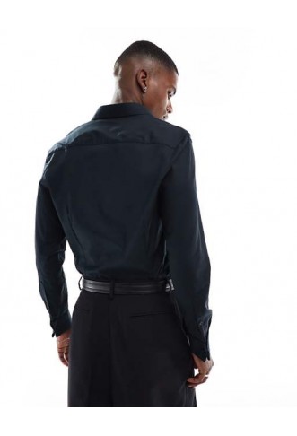 ASOS DESIGN formal easy iron slim twill shirt