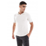 Threadbare cotton rich polo top in ecru