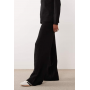 JDY Tall wide leg knitted trousers co-ord in black