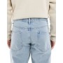 ASOS DESIGN tapered jeans in light stone wash blue