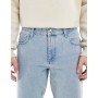 ASOS DESIGN tapered jeans in light stone wash blue