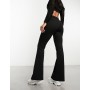 ONLY high waisted flares in black