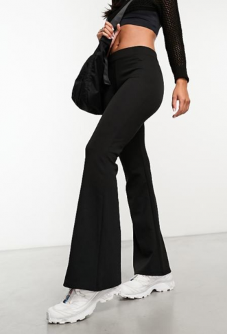 ONLY high waisted flares in...