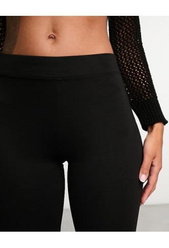 ONLY high waisted flares in black