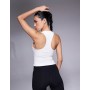4505 Icon soft touch racer back vest with inner bra