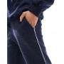 Hollister contrast panel straight leg jogger co-ord in navy