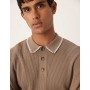 ASOS DESIGN oversized knitted polo