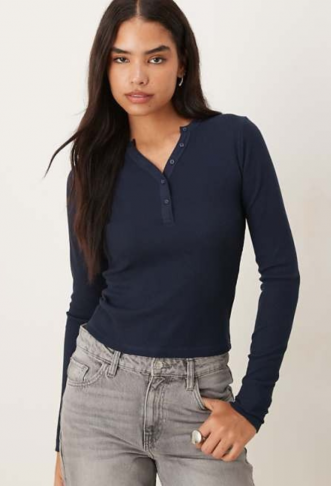 ASOS DESIGN shrunken waffle...