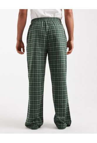 ASOS DESIGN lounge bottoms in green check