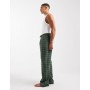 ASOS DESIGN lounge bottoms in green check