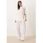 ASOS DESIGN Tall  tee and wide leg trouser pyjama set