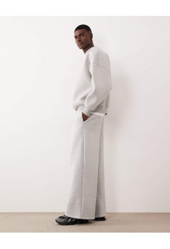 ASOS DESIGN heavyweight super wide leg jogger