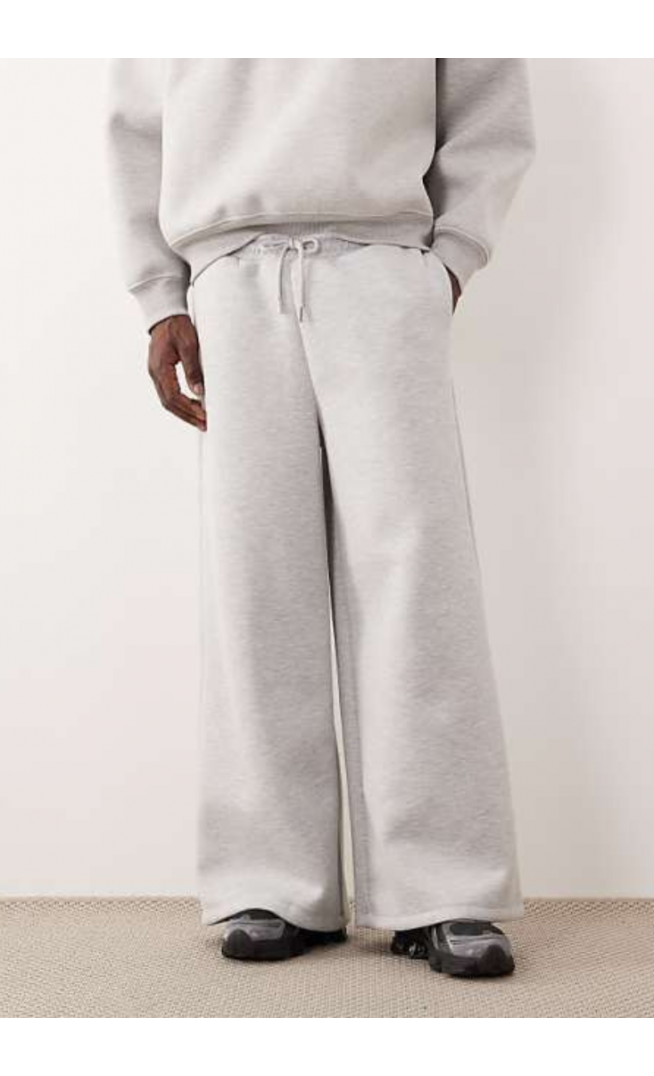ASOS DESIGN heavyweight super wide leg jogger