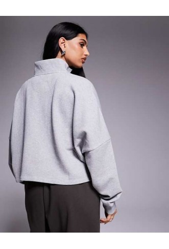 adidas Originals Trefoil Essentials half zip sweatshirt