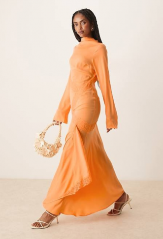 ASOS DESIGN washed satin...