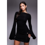 ASOS DESIGN sculpted waterfall sleeve mini dress