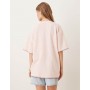 ASOS DESIGN oversized t-shirt with sun embroidery