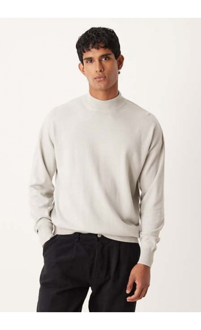 ASOS DESIGN relaxed long sleeve knitted t-shirt