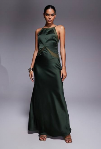 ASOS DESIGN satin chiffon...