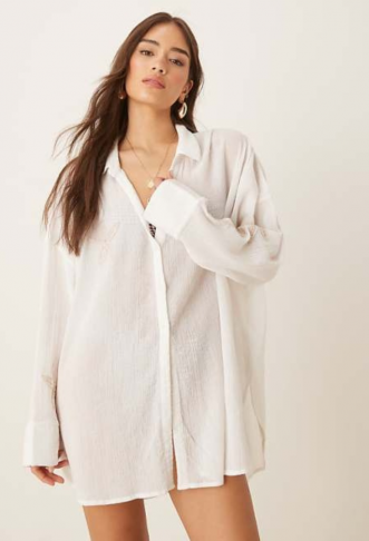 ASOS DESIGN embroidered...