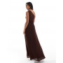 TFNC Petite Bridesmaid chiffon maxi dress with wrap skirt