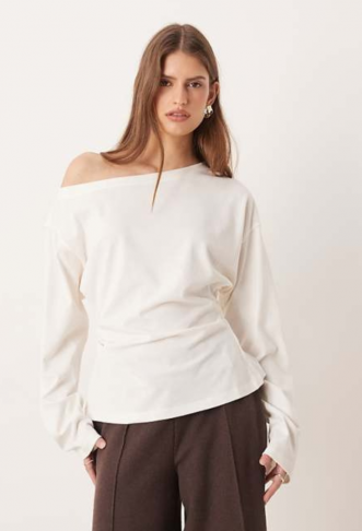 ASOS DESIGN long sleeve off...
