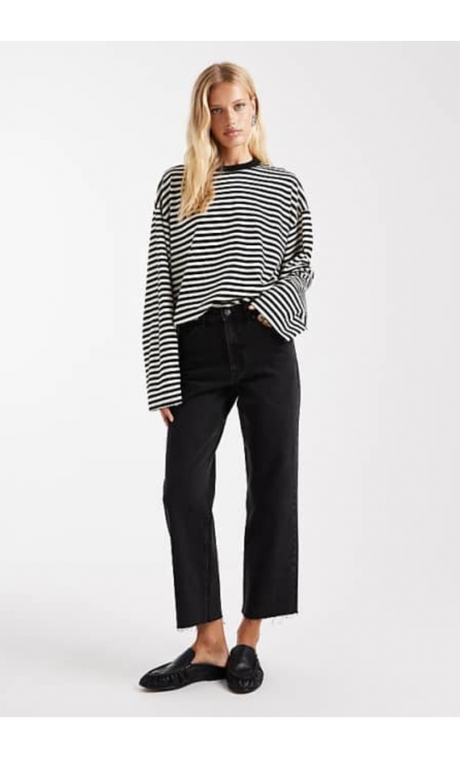 ASOS DESIGN ankle grazer straight leg jeans