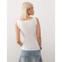Weekday Annie super soft boat neck tank top