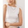 Weekday Annie super soft boat neck tank top