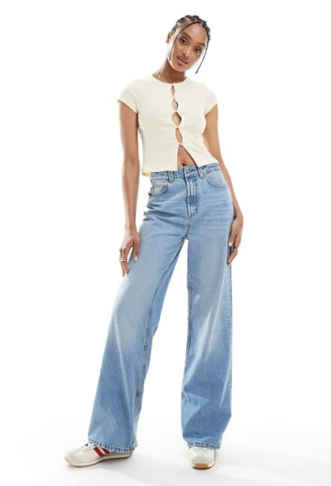 ASOS DESIGN Tall wide leg...