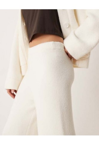 ASOS DESIGN supersoft wide leg trouser co-ord