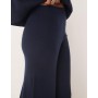 Mango knitted soft touch wide leg co-ord trousers
