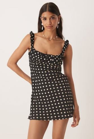 Kiss The Sky polka dot mini...