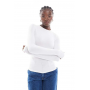 Cotton On long sleeve crew top in white