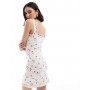ASOS DESIGN cami strap with corset bodice mini dress