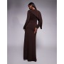 Daska slinky one cape detail maxi dress