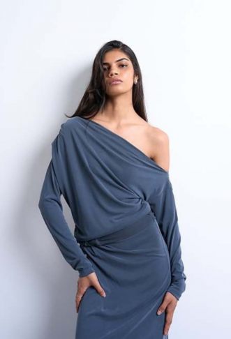 Topshop cupro long sleeve...