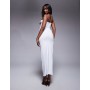 Fashionkilla exclusive slinky bandeau maxi dress