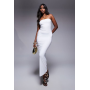 Fashionkilla exclusive slinky bandeau maxi dress