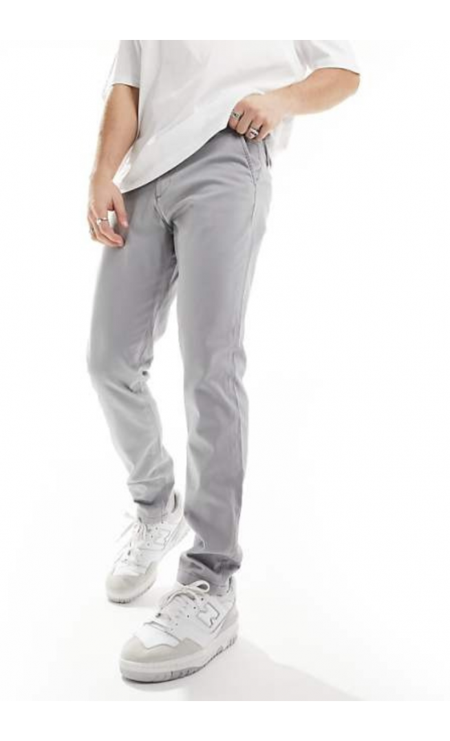 Jack & Jones chino in slim fit grey