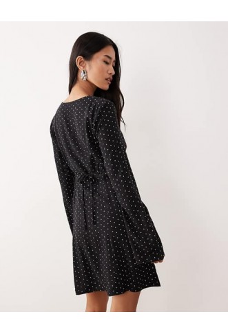 Nobody's Child Olivia lace square neck mini dress