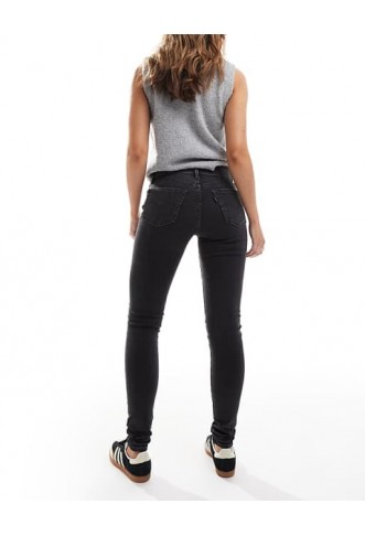 Levi's 710 super skinny jeans in washed black