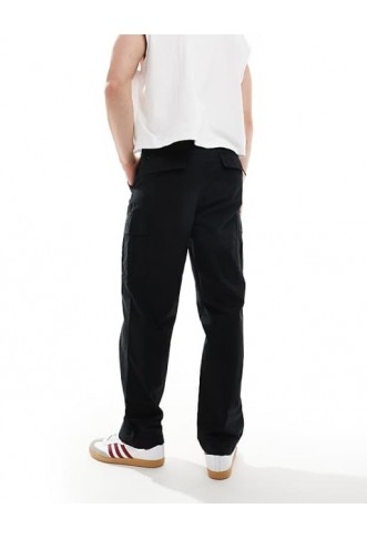 JJ Rebel loose fit cargo trouser in black